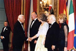 Pranzo in onore delle LL.MM. il Re e la Regina di Spagna
