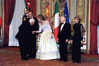 Pranzo in onore delle LL.MM. il Re e la Regina di Spagna