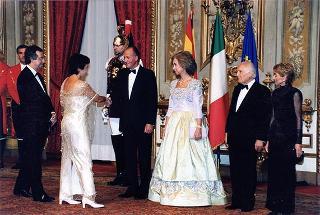Pranzo in onore delle LL.MM. il Re e la Regina di Spagna
