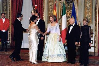 Pranzo in onore delle LL.MM. il Re e la Regina di Spagna