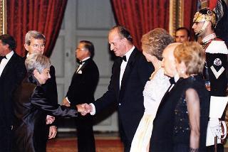 Pranzo in onore delle LL.MM. il Re e la Regina di Spagna