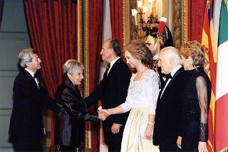Pranzo in onore delle LL.MM. il Re e la Regina di Spagna
