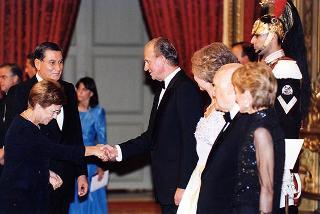 Pranzo in onore delle LL.MM. il Re e la Regina di Spagna