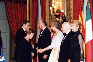 Pranzo in onore delle LL.MM. il Re e la Regina di Spagna