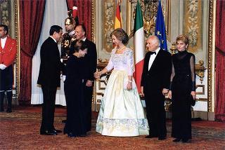 Pranzo in onore delle LL.MM. il Re e la Regina di Spagna