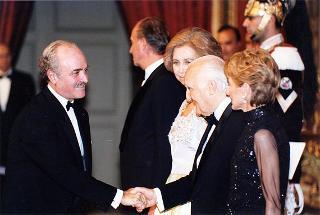 Pranzo in onore delle LL.MM. il Re e la Regina di Spagna