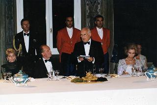 Pranzo in onore delle LL.MM. il Re e la Regina di Spagna