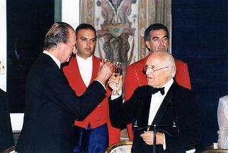 Pranzo in onore delle LL.MM. il Re e la Regina di Spagna