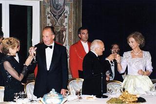 Pranzo in onore delle LL.MM. il Re e la Regina di Spagna