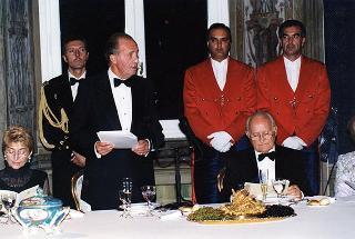 Pranzo in onore delle LL.MM. il Re e la Regina di Spagna
