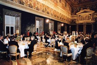 Pranzo in onore delle LL.MM. il Re e la Regina di Spagna