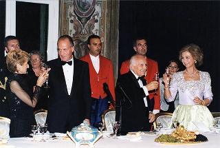 Pranzo in onore delle LL.MM. il Re e la Regina di Spagna