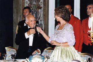 Pranzo in onore delle LL.MM. il Re e la Regina di Spagna
