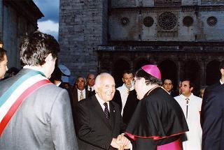 Perugia: visita del Presidente della Repubblica alla Regione Umbria