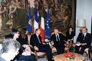 Pranzo in occasione del Vertice italo-francese