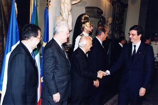 Pranzo in occasione del Vertice italo-francese