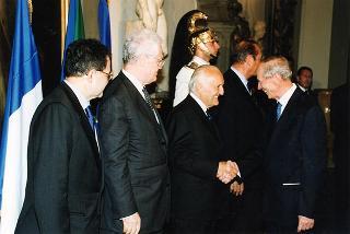 Pranzo in occasione del Vertice italo-francese