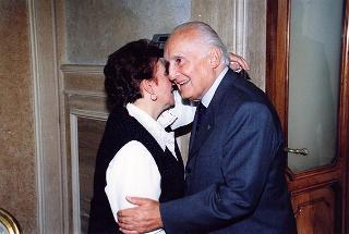 Lina Campana e famiglia