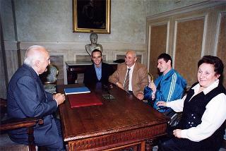 Lina Campana e famiglia