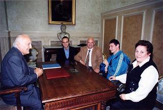 Lina Campana e famiglia