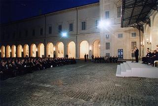 Avv. Domingo Sugranyes e on. ing. Francesco Merloni, rispettivamente presidenti internazionale e nazionale dell'Unione cristiana imprenditori dirigenti, con i partecipanti al 20° Congresso mondiale dell'UCID