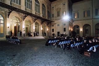 Avv. Domingo Sugranyes e on. ing. Francesco Merloni, rispettivamente presidenti internazionale e nazionale dell'Unione cristiana imprenditori dirigenti, con i partecipanti al 20° Congresso mondiale dell'UCID