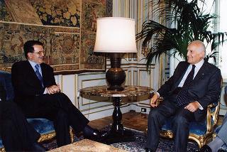 On. prof. Romano Prodi, presidente del Consiglio dei ministri
