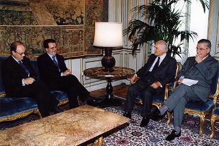 On. prof. Romano Prodi, presidente del Consiglio dei ministri