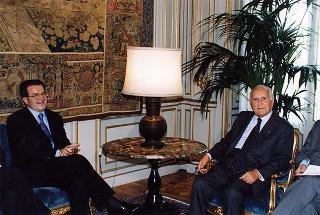 On. prof. Romano Prodi, presidente del Consiglio dei ministri