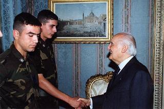 Rappresentanza della guardia d'onore al Palazzo del Quirinale del 66° Reggimento Fanteria "Trieste" della Brigata "Friuli", in rientro dalla missione in Bosnia
