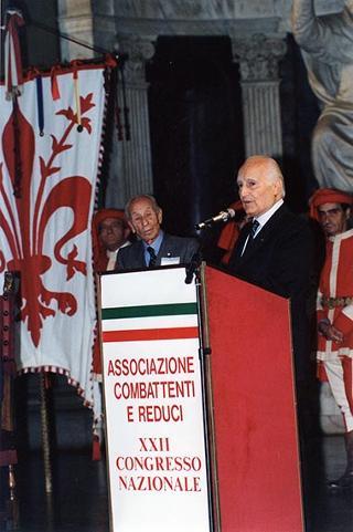 Firenze: intervento del Presidente della Repubblica alla cerimonia inaugurale del XXII Congresso nazionale dell'Associazione nazionale combattenti e reduci