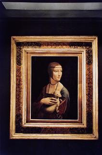 Inaugurazione dell'esposizione del dipinto di Leonardo da Vinci &quot;La dama con l'ermellino&quot;