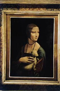 Inaugurazione dell'esposizione del dipinto di Leonardo da Vinci &quot;La dama con l'ermellino&quot;