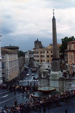 Visita ufficiale di S.S. Giovanni Paolo II al Quirinale