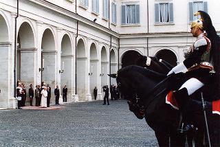 Visita ufficiale di S.S. Giovanni Paolo II al Quirinale