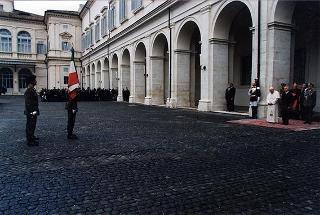Visita ufficiale di S.S. Giovanni Paolo II al Quirinale