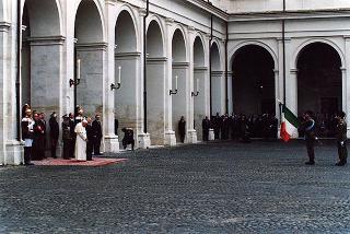 Visita ufficiale di S.S. Giovanni Paolo II al Quirinale