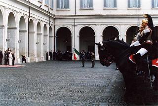 Visita ufficiale di S.S. Giovanni Paolo II al Quirinale