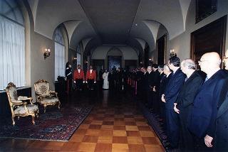 Visita ufficiale di S.S. Giovanni Paolo II al Quirinale