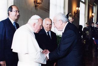 Visita ufficiale di S.S. Giovanni Paolo II al Quirinale