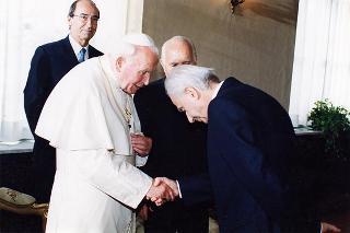 Visita ufficiale di S.S. Giovanni Paolo II al Quirinale