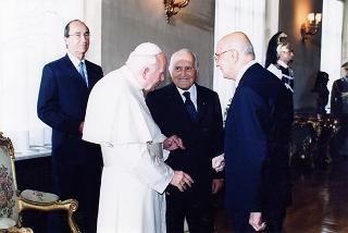 Visita ufficiale di S.S. Giovanni Paolo II al Quirinale