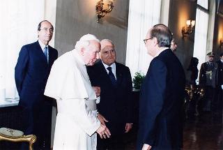 Visita ufficiale di S.S. Giovanni Paolo II al Quirinale