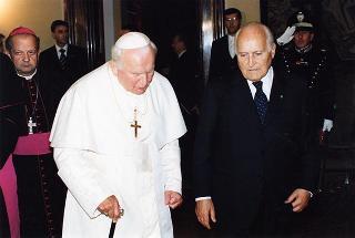 Visita ufficiale di S.S. Giovanni Paolo II al Quirinale