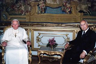 Visita ufficiale di S.S. Giovanni Paolo II al Quirinale