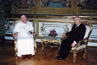 Visita ufficiale di S.S. Giovanni Paolo II al Quirinale
