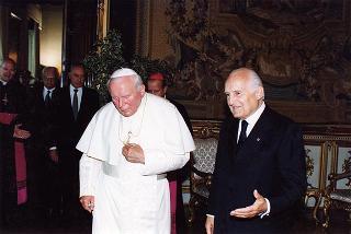 Visita ufficiale di S.S. Giovanni Paolo II al Quirinale
