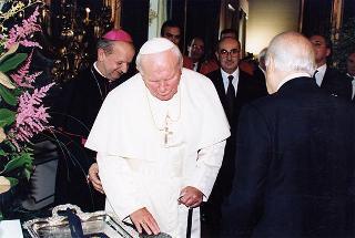 Visita ufficiale di S.S. Giovanni Paolo II al Quirinale