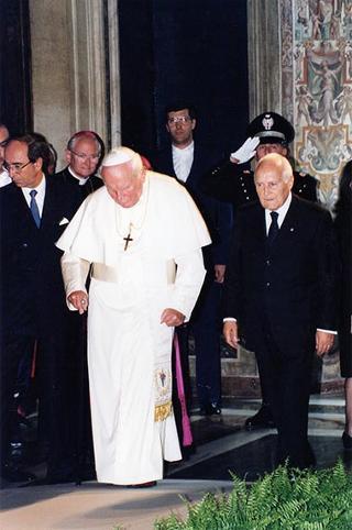 Visita ufficiale di S.S. Giovanni Paolo II al Quirinale