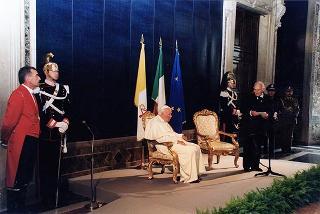 Visita ufficiale di S.S. Giovanni Paolo II al Quirinale